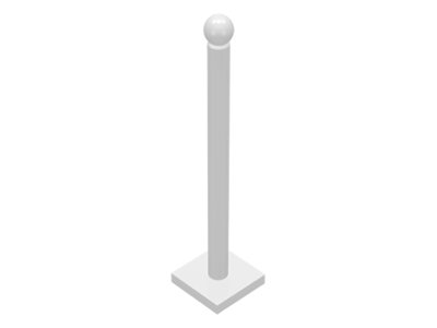 LEGO part Belville Umbrella Stand with Square Base (6253)