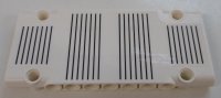 LEGO part Technic, Panel Plate 5 x 11 x 1 with Black Grille Lines Pattern (Sticker) - Set 42100 64782pb049