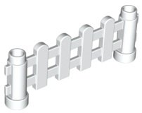 LEGO part Duplo Fence 1 x 6 x 2 Paled (Picket) (6497)