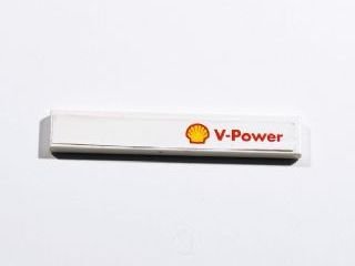 LEGO part Tile 1 x 6 with Shell Logo and 'V-Power' Pattern on Right (Sticker) - Set 8674 (6636pb126R)