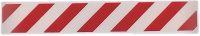 LEGO part Tile 1 x 6 with Red Danger Stripes Pattern 6636pb352