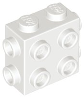 LEGO onderdeel Brick, Modified 1 x 2 x 1 2/3 with Studs on Side and Ends (67329)