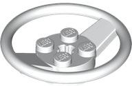 LEGO part Vehicle, Steering Wheel with 2 x 2 Center and Axle Hole (67811)