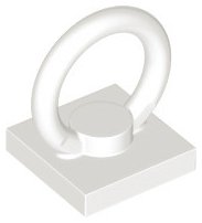 LEGO onderdeel Tile, Modified 2 x 2 with Ring (6805)