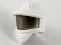 LEGO part Minifigure, Headgear Hat, Beekeeper with Molded Trans-Brown Visor Pattern 69938pb01