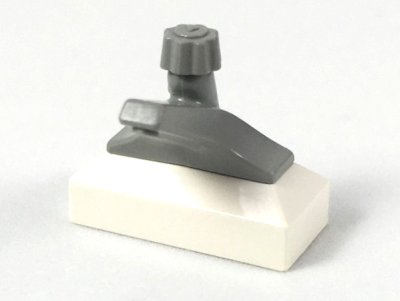 LEGO part Tap 1 x 2 Base with Light Gray Spout (69 / 70) (69c01)