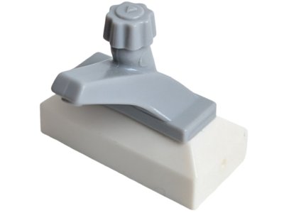 LEGO onderdeel Tap 1 x 2 Base with Light Bluish Gray Spout (69 / 70) (69c03)