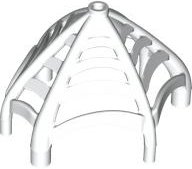 LEGO part Spider Web Conical with Bar Ends and Bar Holders - Flexible Rubber (7095)