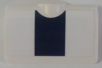 LEGO part Technic, Panel Curved 2 x 3 x 1 with Dark Blue Stripe Pattern (Sticker) - Set 42154 71682pb017