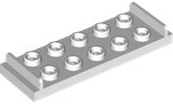 LEGO part Plate, Modified 2 x 6 with Inset Panels on Both Ends 7665