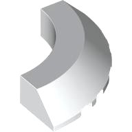 LEGO onderdeel Brick, Round Corner 5 x 5 with Slope 45 Edge without Studs (76795)