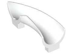 LEGO part Duplo Slide Curved 90 degrees, Sloped Sides (79790)