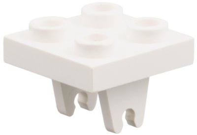 LEGO part Plate, Modified 2 x 2 with Wheel Holder Bottom (8)