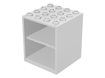 LEGO part Homemaker Cupboard 4 x 4 x 4 with Door Holder Holes (837)