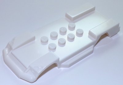 LEGO part Vehicle, Base 4 x 10 with Headlights and Side Sills (85756)