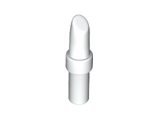 LEGO part Minifigure, Utensil Lipstick with White Handle Pattern (93094pb02)