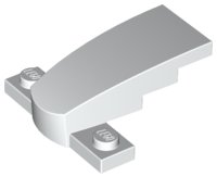 LEGO onderdeel Wedge 4 x 2 x 1 1/3 with 1 x 4 Base 93589