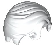LEGO part Minifigure, Hair Swept Right with Front Curl (98726)