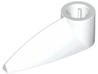 LEGO part Bionicle 1 x 3 Tooth with Axle Hole (Bohrok Eye) (x346)