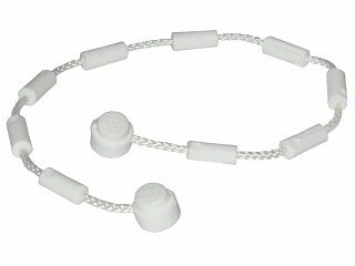 LEGO part String with End Studs and Climbing Grips (21L Overall) with (Same Color) Studs and Grips Pattern (x64pb01)