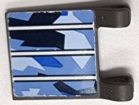 LEGO part Drapeau 2 x 2 Carré avec Motif Panneau Solaire 1 (Autocollant) - Ensemble 7469 2335pb244