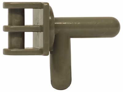 LEGO part Minifigure, Utensil Grab Jaw Holder with Handle (30198)