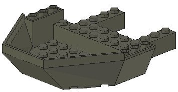 LEGO part Cockpit 12 x 10 x 2 2/3 (30299)