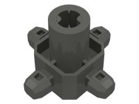 LEGO part Znap Connector 3 x 3 - 4 way A (Axial) 32221