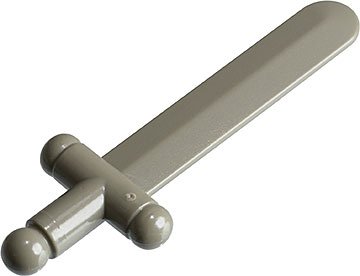 LEGO part Minifigure, Weapon Sword, Shortsword - Polished Rigid ABS (3847a)