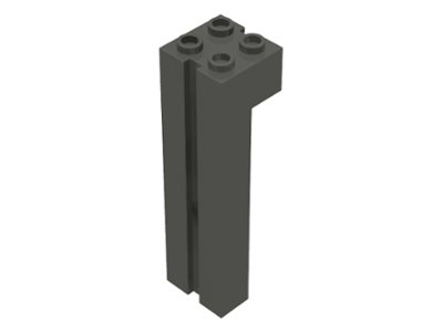 LEGO part Brick, Modified 2 x 2 x 6 with Channel (6056)