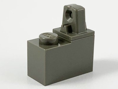 LEGO part Hinge Brick 1 x 2 Locking with 1 Finger Top (989c01)