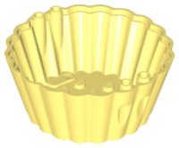 LEGO onderdeel Container, Cupcake / Muffin Cup 8 x 8 x 3 72024