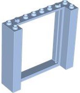 LEGO part Door, Frame 2 x 8 x 6 (80400)