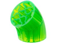 LEGO part Brick, Round 3 x 3 D. 45 degrees Elbow with Axle Holes 5057
