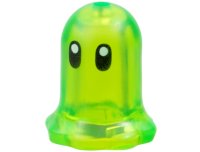 LEGO onderdeel Plant Flower Bell Shaped with Small Pin Hole with Black Eyes Pattern (Z-Blob) 6017pb01