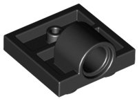LEGO part Plaque Modifiée 2 x 2 avec Trou d'Épingle - Support Complet Croix Inférieur (10247)