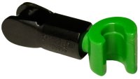 LEGO part Large Figure Lower Arm with Bar Handle with Molded Bright Green Hand Pattern 109866pb02