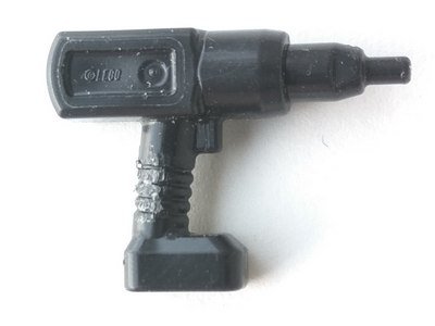 LEGO part Minifigura, Herramienta Utensilio Taladrador / Destornillador de Impacto Eléctrico sin Cable (11402b)