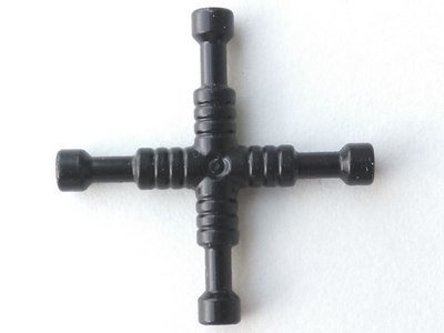 LEGO part Minifigura, Herramienta Utensilio Llave de Tuercas de 4 Vías (11402d)