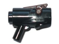 LEGO part Minifigura, Arma Pistola, Mini Blaster / Fucile con Grilletto Marrone Rossastro (15391 / 15392) 15391c02