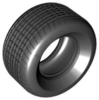 LEGO part Tire 81.6 x 44 R (18450)