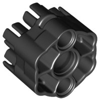 LEGO onderdeel Projectile Launcher Part, Rapid Shooter Six Barrel - Angled Barrels (18588)