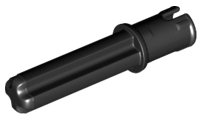 LEGO part Technic, Axle  2L with Pin with Friction Ridges (18651)