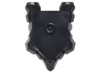 LEGO onderdeel Minifiguur, Schild Vijfhoekig met Rotsranden 22409