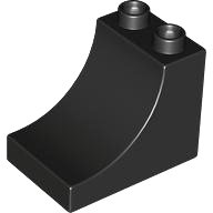 LEGO part Duplo, Brick 2 x 3 x 2 Arch Inverted (2301)