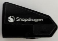 LEGO part Technic, Panel Fairing # 7 Very Small Smooth Short, Side A with White 'Snapdragon' and Logo Pattern (Sticker) - Set 42165 2387pb006