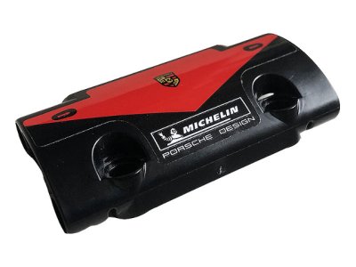 LEGO part Technic, Panneau Courbe 7 x 3 avec 2 Trous d'Axe à travers la Surface du Panneau avec Logo Porsche et Michelin et Motif « PORSCHE DESIGN » (Autocollant) - Set 42096 (24119pb007)