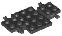 LEGO onderdeel Vehicle, Base 4 x 7 x 2/3 (2441)