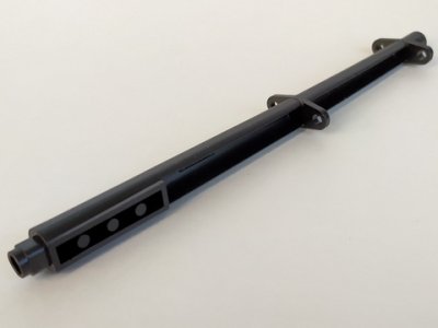 LEGO part Boat, Mast Section Top 16 H with 4 Stud Holes at Bottom, without Bottom Nubs (2538a)