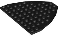 LEGO part Wedge, Plate 9 x 10 (Boat Bow Plate) 2621
